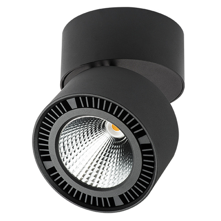 Светодиодный светильник с регулировкой направления света Lightstar Forte Muro 213857, LED 40W 3000K 3400lm, черный, металл