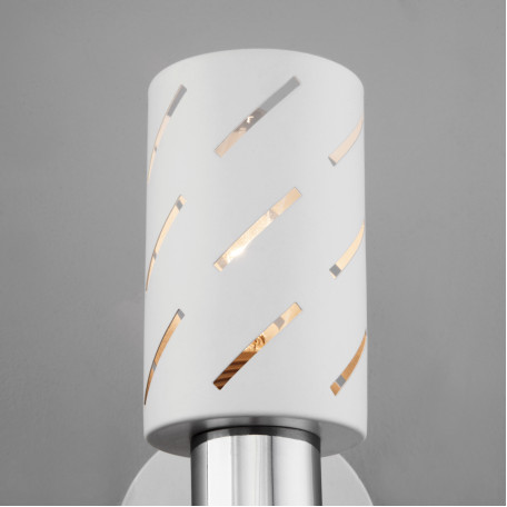 Настенный светильник с регулировкой направления света Eurosvet Fente 20090/1 белый/хром (a050198), 1xE14x40W - миниатюра 3