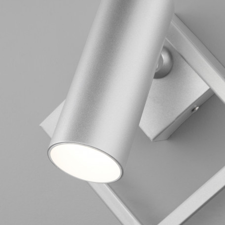 Настенный светодиодный светильник с регулировкой направления света Eurosvet Turro 20091/1 LED серебро (a051698), LED 10W 4200K 800lm CRI>80 - миниатюра 3
