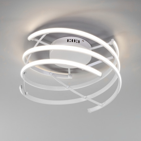 Потолочная светодиодная люстра Eurosvet Breeze 90229/3 белый (a050453), LED 140W 12000lm CRI>80