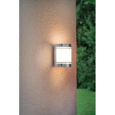 Настенный светильник Eglo Cerno 30191, IP44, 1xE27x40W, сталь, металл со стеклом, стекло - миниатюра 2