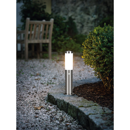 Садово-парковый светильник Eglo Helsinki 83279, IP44, 1xE27x15W, сталь, белый, металл, пластик - миниатюра 2