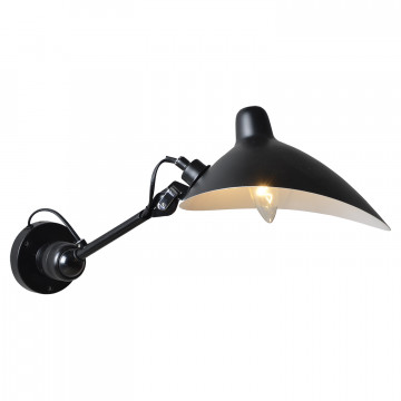 Настенный светильник с регулировкой направления света Lussole Loft Fairbanks LSP-9563, IP21, 1xE14x40W