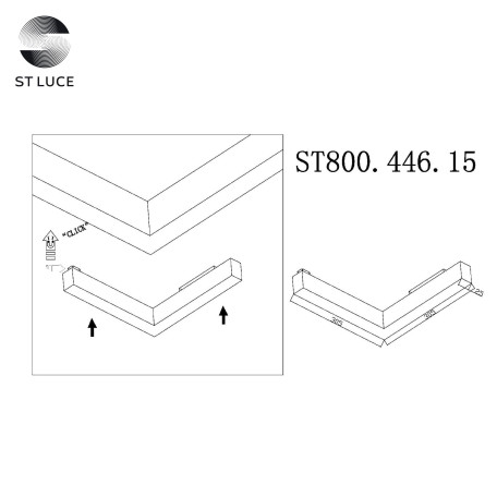 Схема с размерами ST Luce ST800.446.15