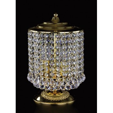 Настольная лампа Artglass MARRYLIN I. CE, 1xE14x40W, золото, прозрачный, металл, хрусталь Artglass Crystal Exclusive
