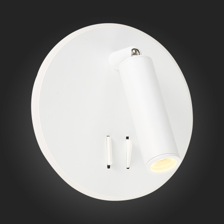 Настенный светодиодный светильник с регулировкой направления света ST Luce Bondi SL1586.513.01, LED 8W 624lm - миниатюра 8
