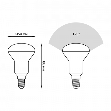Схема с размерами Gauss 106001106