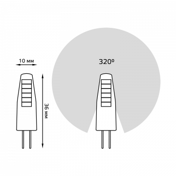 Схема с размерами Gauss 207707102