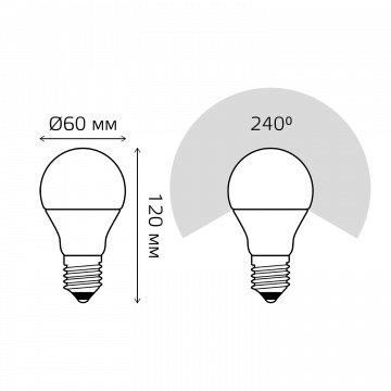 Схема с размерами Gauss Elementary 23225