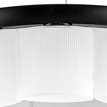 Подвесная люстра Lightstar Nibbler 812126, 12xG9x6W, черный, белый, черно-белый, металл, стекло - миниатюра 2