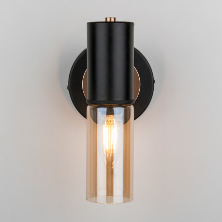 Настенный светильник с регулировкой направления света Eurosvet Tesoro 70125/1 черный (a053247), 1xE14x40W - миниатюра 2