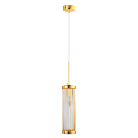 Подвесной светильник Crystal Lux TADEO SP1 D100 GOLD/TRANSPARENTE 3031/201, 1xE14x40W - миниатюра 2