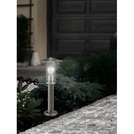 Садово-парковый светильник Eglo Lisio 30187, IP44, 1xE27x60W, сталь, прозрачный, металл, металл со стеклом - миниатюра 2