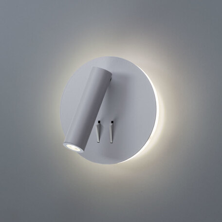 Настенный светодиодный светильник с регулировкой направления света Arte Lamp Instyle Electra A8232AP-1WH, LED 9W 3000K 550lm - миниатюра 1