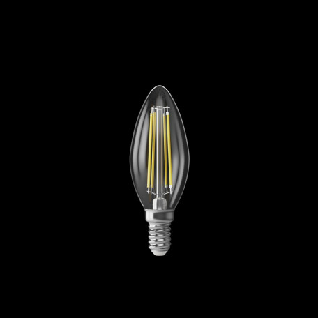 Филаментная светодиодная лампа Voltega Crystal 7135 свеча E14 6,5W, 4000K CRI80 220V, гарантия 3 года - миниатюра 3