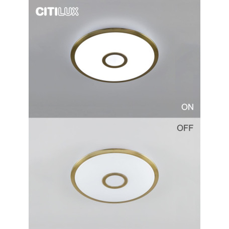 Потолочный светодиодный светильник с пультом ДУ Citilux Старлайт Смарт CL703A43G, LED 45W 3000-5500K + RGB 3800lm - миниатюра 7