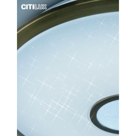 Потолочный светодиодный светильник с пультом ДУ Citilux Старлайт Смарт CL703A43G, LED 45W 3000-5500K + RGB 3800lm - миниатюра 8