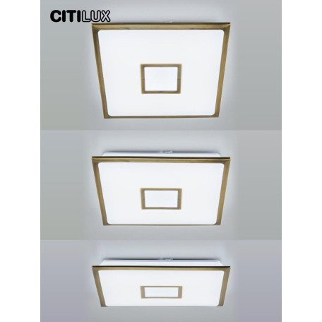 Потолочный светодиодный светильник с пультом ДУ Citilux Старлайт Смарт CL703AK53G, LED 55W 3000-5500K + RGB 4800lm - миниатюра 31