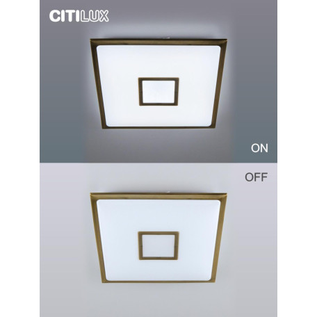 Потолочный светодиодный светильник с пультом ДУ Citilux Старлайт Смарт CL703AK53G, LED 55W 3000-5500K + RGB 4800lm - миниатюра 32