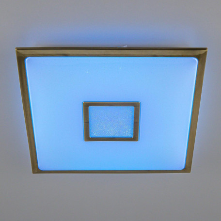 Потолочный светодиодный светильник с пультом ДУ Citilux Старлайт Смарт CL703AK53G, LED 55W 3000-5500K + RGB 4800lm - миниатюра 9