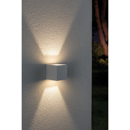 Настенный светодиодный светильник Paulmann Cybo 18001, IP65, LED 6W, белый, металл - миниатюра 5