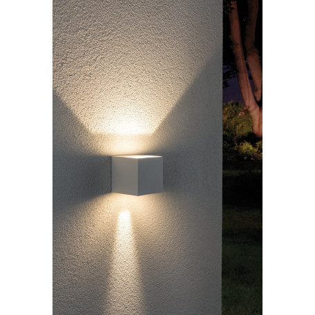 Настенный светодиодный светильник Paulmann Cybo 18001, IP65, LED 6W, белый, металл - миниатюра 7