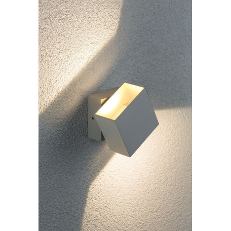Настенный светодиодный светильник Paulmann Cybo 18003, IP65, LED 6W, белый, металл - миниатюра 3