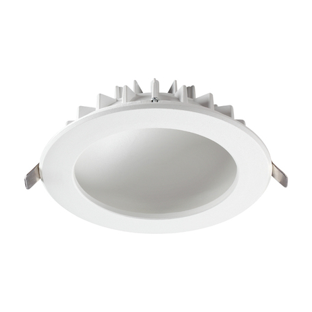 Встраиваемый светодиодный светильник Novotech Spot Gesso 358276, LED 12W 4000K 960lm, белый, металл