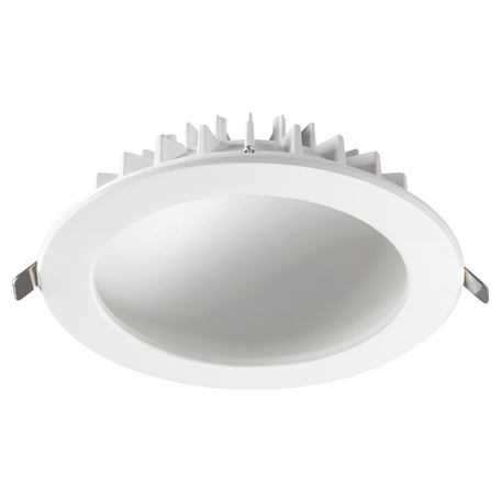 Встраиваемый светодиодный светильник Novotech Spot Gesso 358277, LED 20W 4000K 1600lm, белый, металл