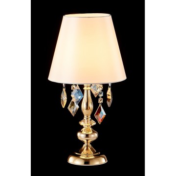 Настольная лампа Crystal Lux MERCEDES LG1 GOLD/COLOR 0951/501, 1xE14x60W - миниатюра 3