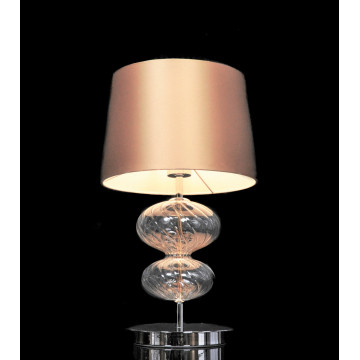 Настольная лампа Lumina Deco Veneziana LDT 1116, 1xE27x40W, матовое золото, коричневый, текстиль - миниатюра 6