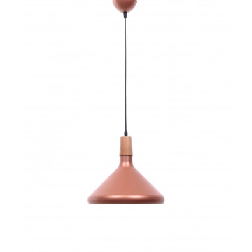 Подвесной светильник Lumina Deco Bafido LDP 7754-B R.GD, 1xE27x40W, медь с коричневым, медь, металл - миниатюра 5