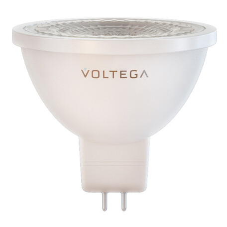 Светодиодная лампа Voltega Lens 7062 MR16 GU5.3 7W, 2800K (теплый) CRI80 220V, гарантия 2 года
