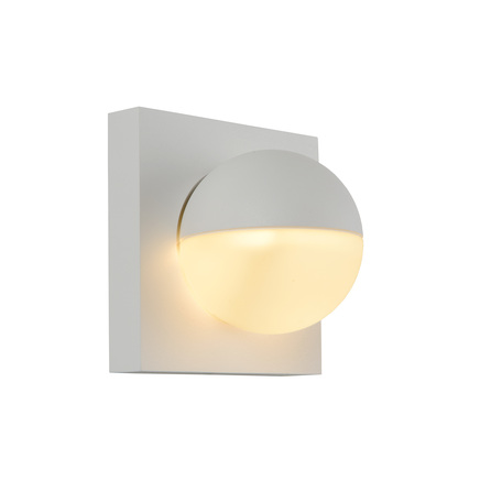 Настенный светодиодный светильник Lucide Phil 17295/04/31, LED 4W 2700K 360lm CRI90, белый, металл, металл с пластиком - миниатюра 1