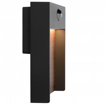 Настенный светодиодный светильник Lucide Jellum 28863/15/30, IP54, LED 15W 3000K 600lm, коричневый, черный, дерево, металл - миниатюра 6