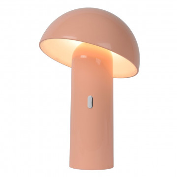 Настольная светодиодная лампа Lucide Fungo 15599/06/66, LED 7,5W 3000K 170lm CRI80, розовый, пластик - миниатюра 4