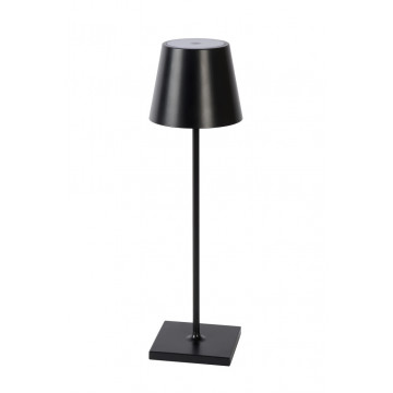 Настольная светодиодная лампа Lucide Justin 27888/02/30, IP54, LED 2,2W, 3000K (теплый), черный, белый, металл - миниатюра 2