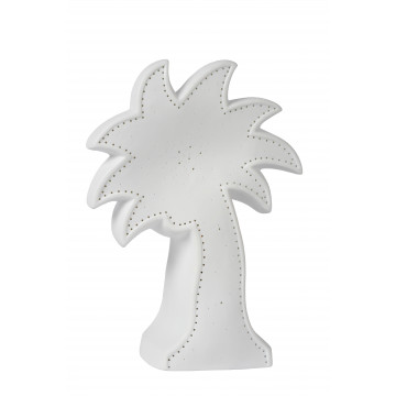 Настольная лампа-ночник Lucide Palm 13523/01/31, 1xE14x25W, белый, керамика - миниатюра 2