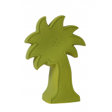 Настольная лампа-ночник Lucide Palm 13523/01/33, 1xE14x25W, зеленый, керамика - миниатюра 2