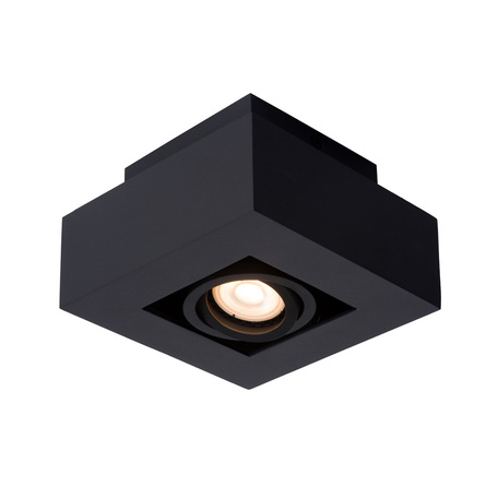 Потолочный светильник Lucide Xirax 09119/05/30, 1xGU10x5W, черный, металл