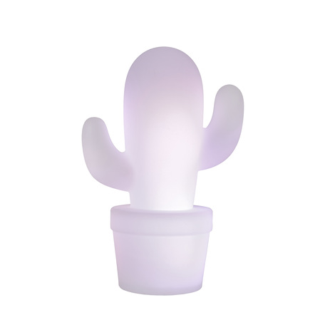 Садовый светодиодный светильник Lucide Cactus 13813/02/31, IP44, LED 2W 2700K 90lm, белый, пластик