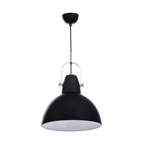 Подвесной светильник с регулировкой направления света Zumaline Cande TS-110611P-BK, 1xE27x60W, черный, металл