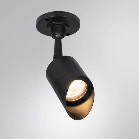 Настенный светильник с регулировкой направления света Arte Lamp Elsie A1022AL-1BK, IP65, 1xGU10x5W - миниатюра 2