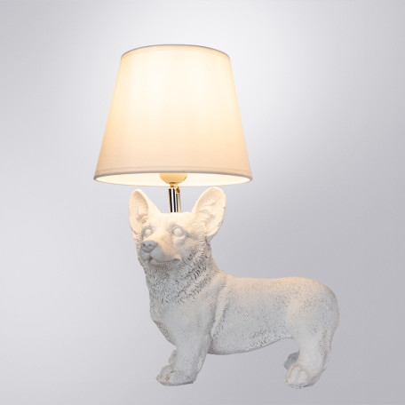 Настольная лампа Arte Lamp Schedar A4008LT-1WH, 1xE27x40W - миниатюра 2