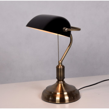 Настольная лампа Lumina Deco Banker LDT 305 BK, 1xE27x40W, черный, стекло - миниатюра 2