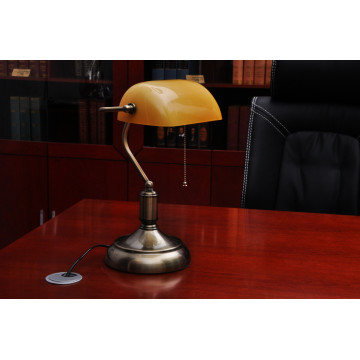 Настольная лампа Lumina Deco Banker LDT 305 YL, 1xE27x40W - миниатюра 2