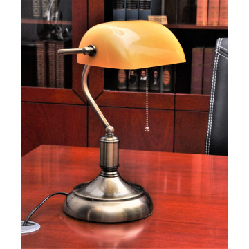 Настольная лампа Lumina Deco Banker LDT 305 YL, 1xE27x40W - миниатюра 5