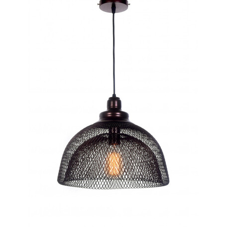 Подвесной светильник Lumina Deco Fenon LDP 010-M BR, 1xE27x40W, коричневый, бронза, металл - миниатюра 1