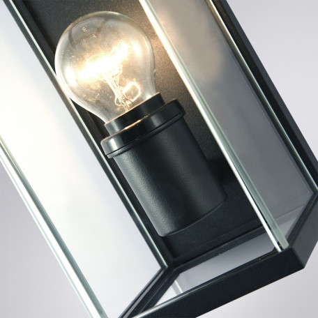 Настенный светильник Arte Lamp Pot A1631AL-1BK, IP54, 1xE27x60W - миниатюра 3