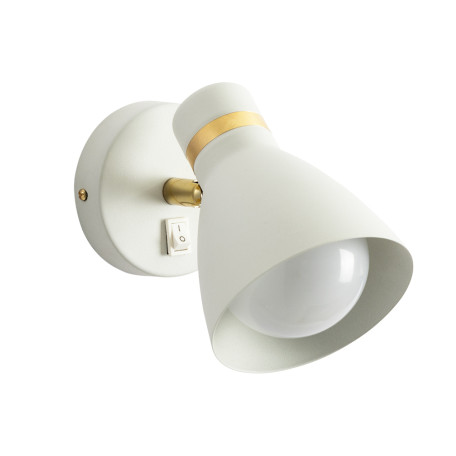 Настенный светильник с регулировкой направления света Arte Lamp Fafnir A5047AP-1WH, 1xE27x40W